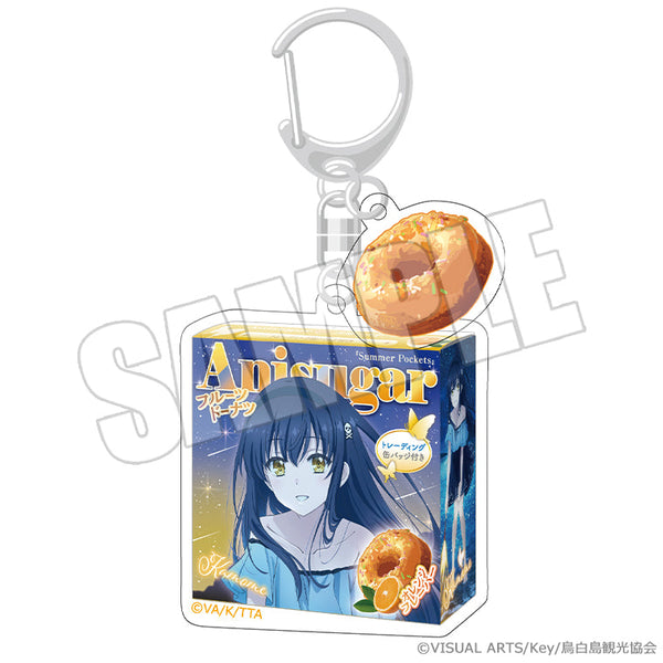 『Summer Pockets』ドーナツパッケージキーホルダー 夏灯り、君と過ごす夜 鴎